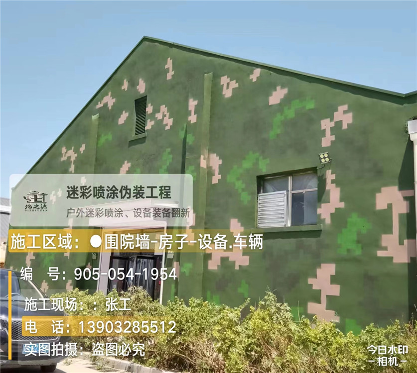 陇南外墙数码迷彩漆施工报价清单（100㎡标准墙面测算）